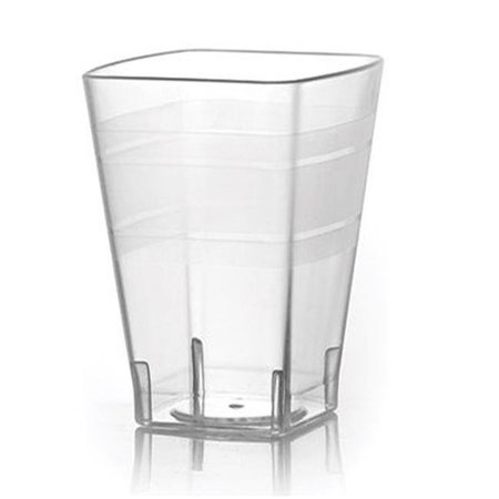 FINELINE SETTINGS Fineline Settings 1110 Wavetrends 10 oz Clear Tumblers 1110